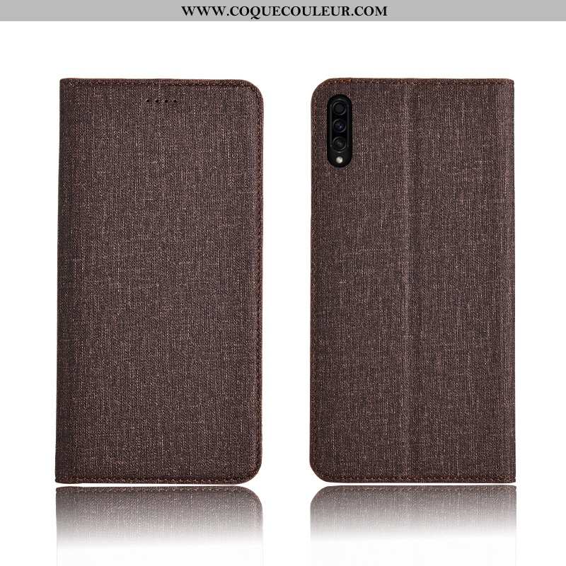 Étui Samsung Galaxy A30s Délavé En Daim Fluide Doux Silicone, Coque Samsung Galaxy A30s Tendance Éto