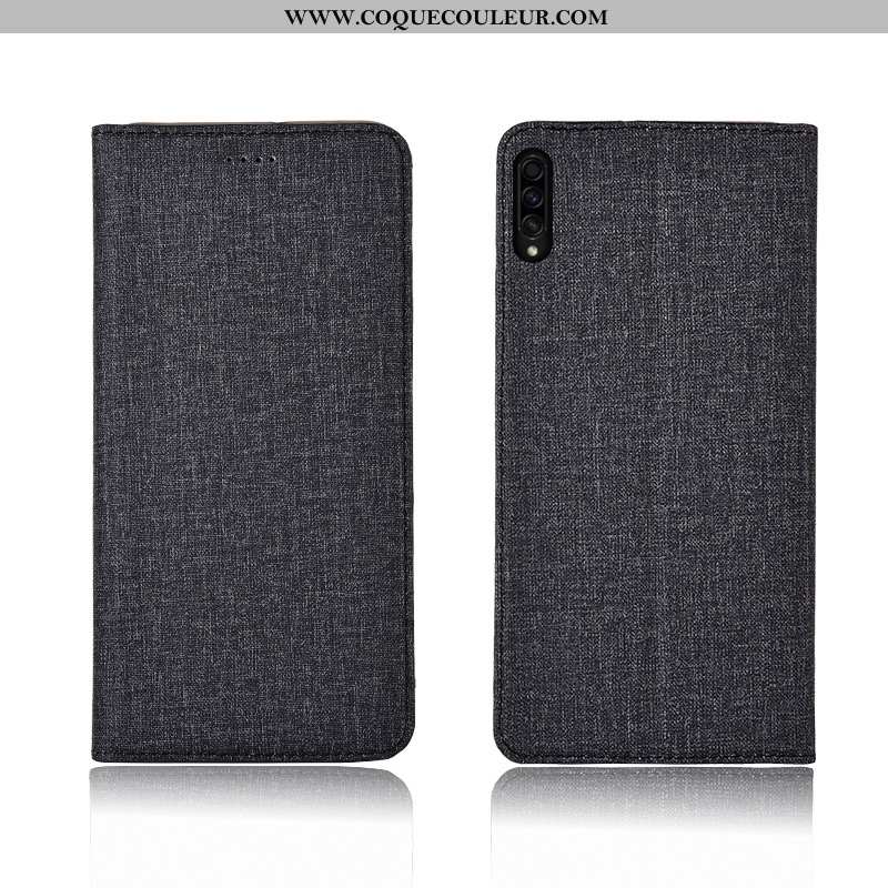 Étui Samsung Galaxy A30s Délavé En Daim Fluide Doux Silicone, Coque Samsung Galaxy A30s Tendance Éto