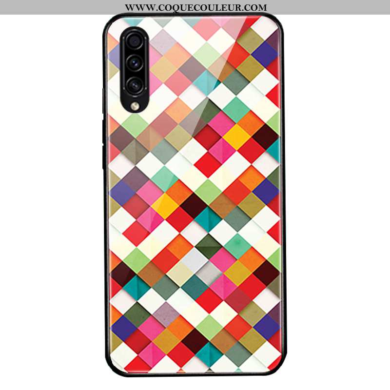 Coque Samsung Galaxy A30s Créatif Difficile Verre, Housse Samsung Galaxy A30s Tendance Personnalisé 