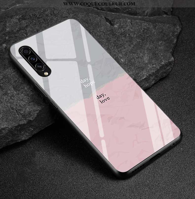 Coque Samsung Galaxy A30s Créatif Difficile Verre, Housse Samsung Galaxy A30s Tendance Personnalisé 