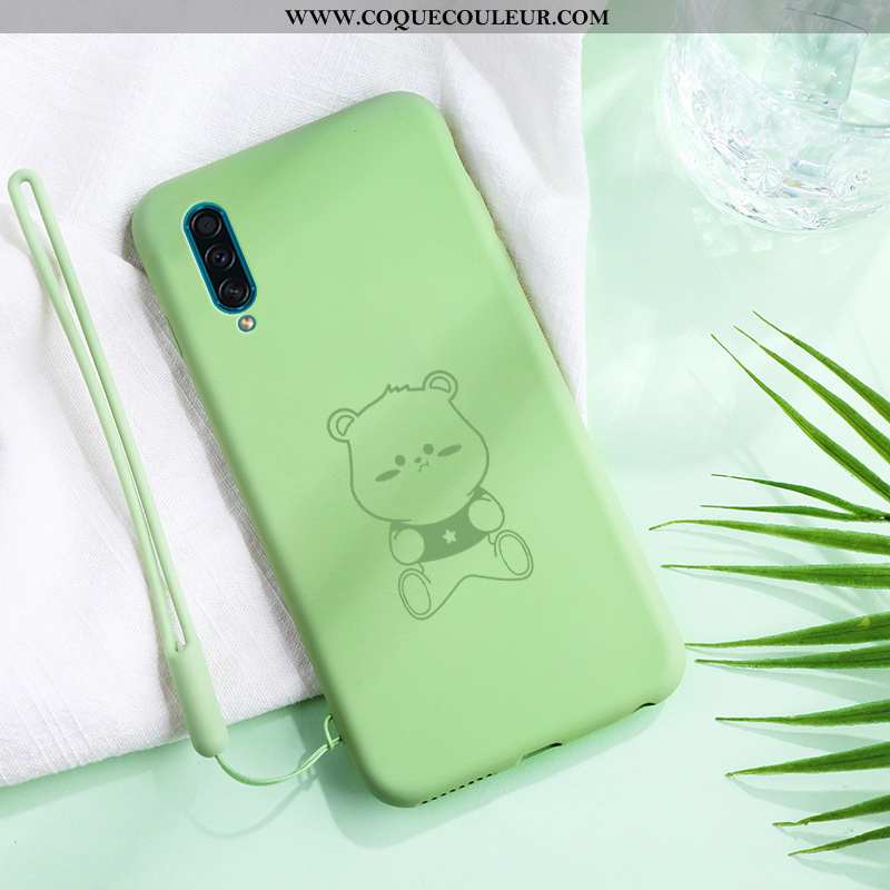 Coque Samsung Galaxy A30s Légère Téléphone Portable Vert, Housse Samsung Galaxy A30s Silicone Net Ro