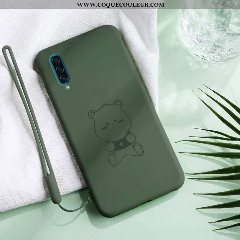 Coque Samsung Galaxy A30s Légère Téléphone Portable Vert, Housse Samsung Galaxy A30s Silicone Net Ro