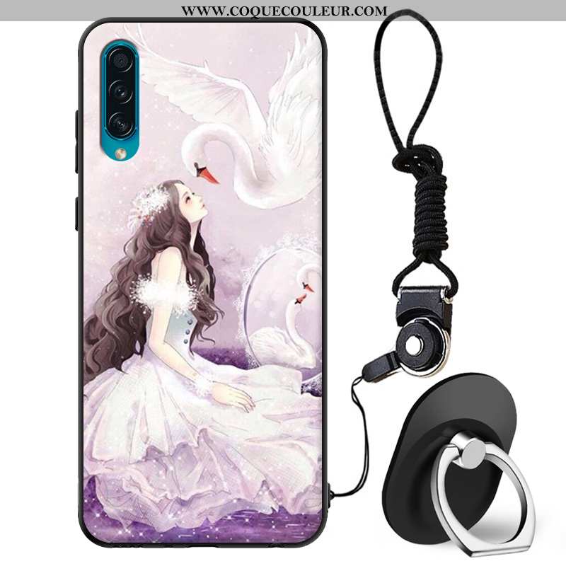 Coque Samsung Galaxy A30s Protection Étui Blanc, Housse Samsung Galaxy A30s Dessin Animé Incassable 