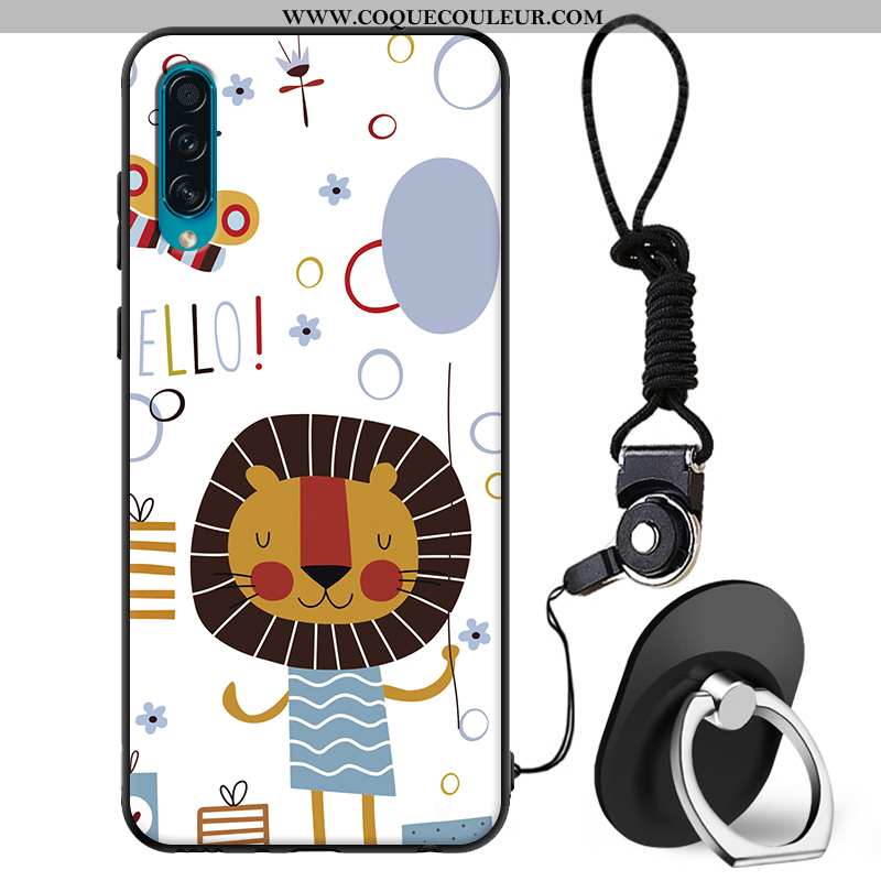 Coque Samsung Galaxy A30s Protection Étui Blanc, Housse Samsung Galaxy A30s Dessin Animé Incassable 