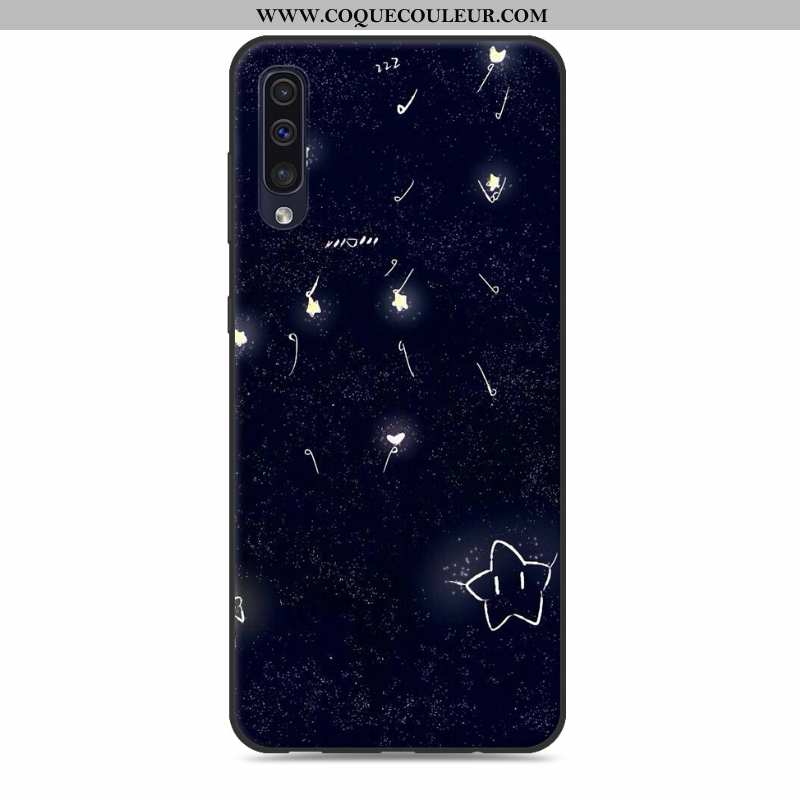 Housse Samsung Galaxy A30s Dessin Animé Étui Fluide Doux, Samsung Galaxy A30s Tendance Coque Rose