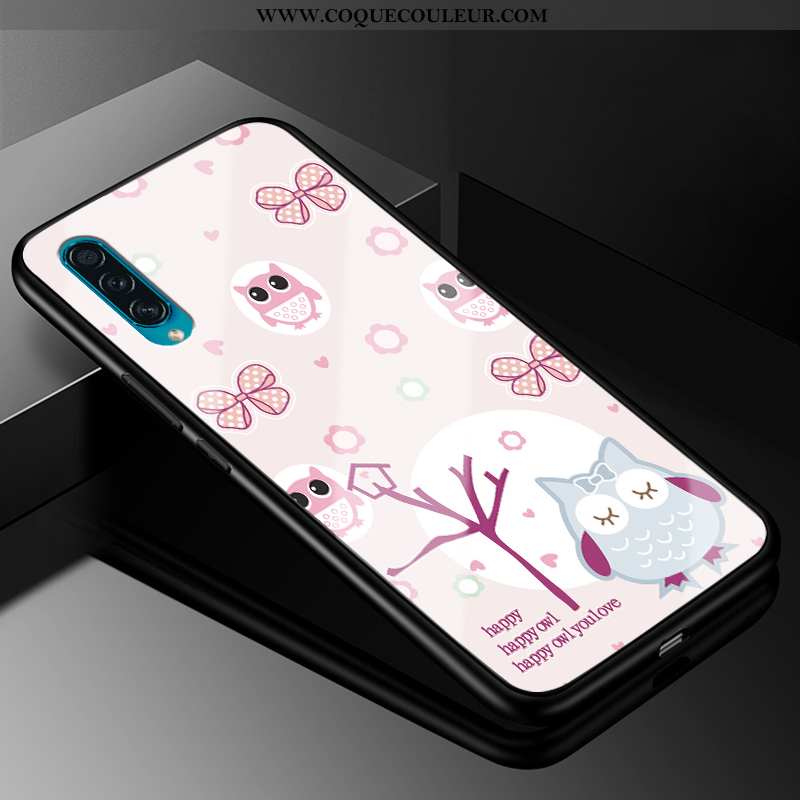 Housse Samsung Galaxy A30s Verre Fluide Doux Coque, Étui Samsung Galaxy A30s Dessin Animé Protection