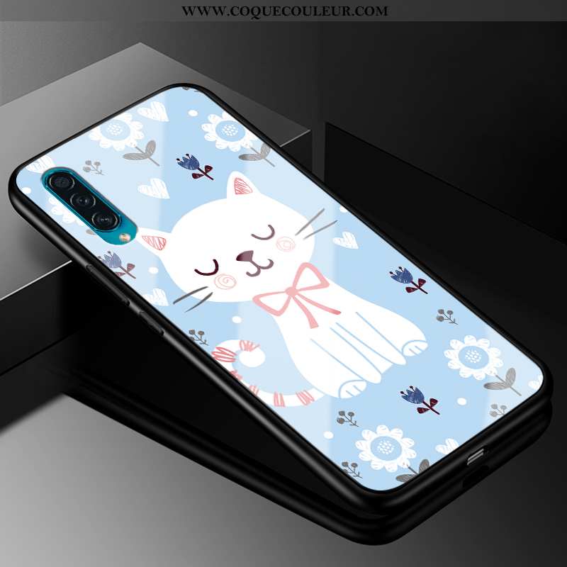 Housse Samsung Galaxy A30s Verre Fluide Doux Coque, Étui Samsung Galaxy A30s Dessin Animé Protection