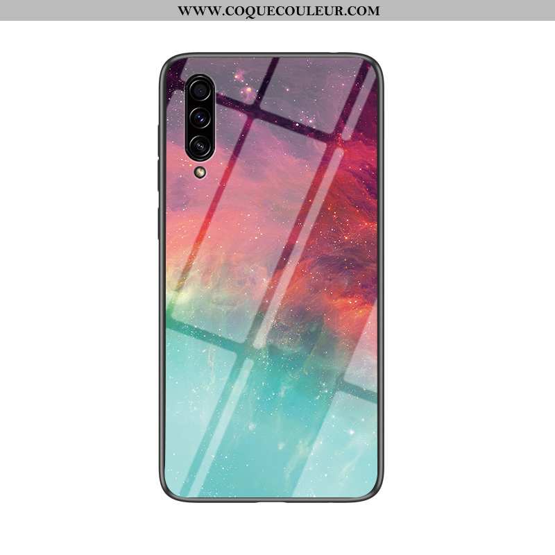 Coque Samsung Galaxy A30s Protection Étoile Étui, Housse Samsung Galaxy A30s Verre Difficile Noir