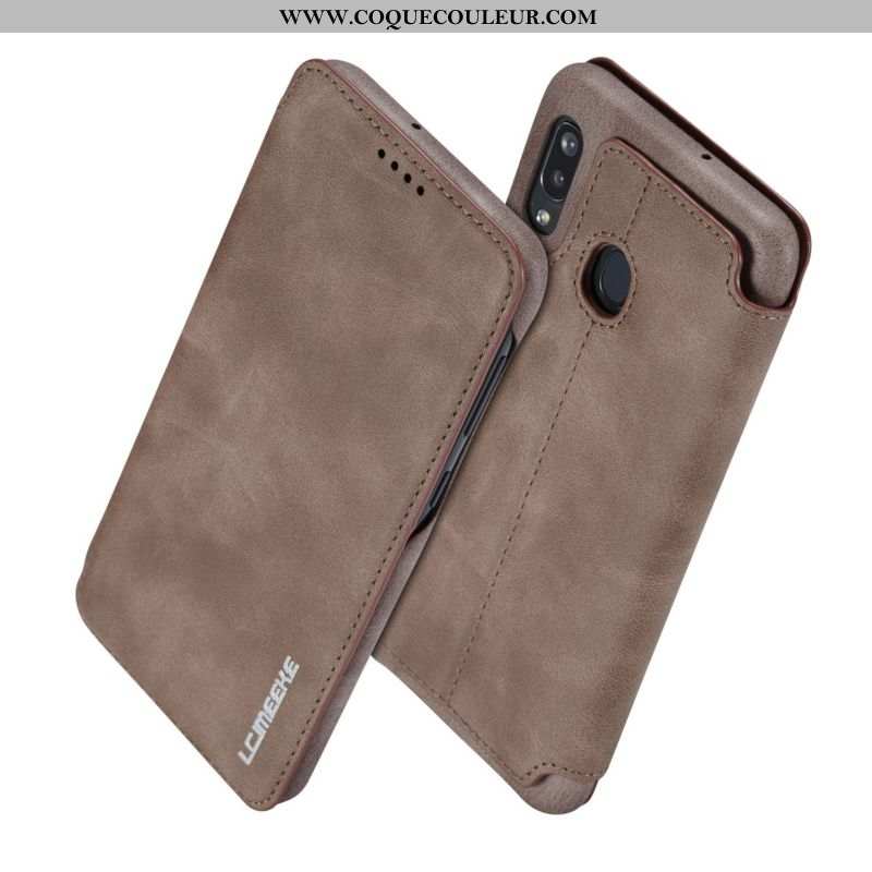 Coque Samsung Galaxy A40 Tendance Étoile Tout Compris, Housse Samsung Galaxy A40 Cuir Étui Rouge