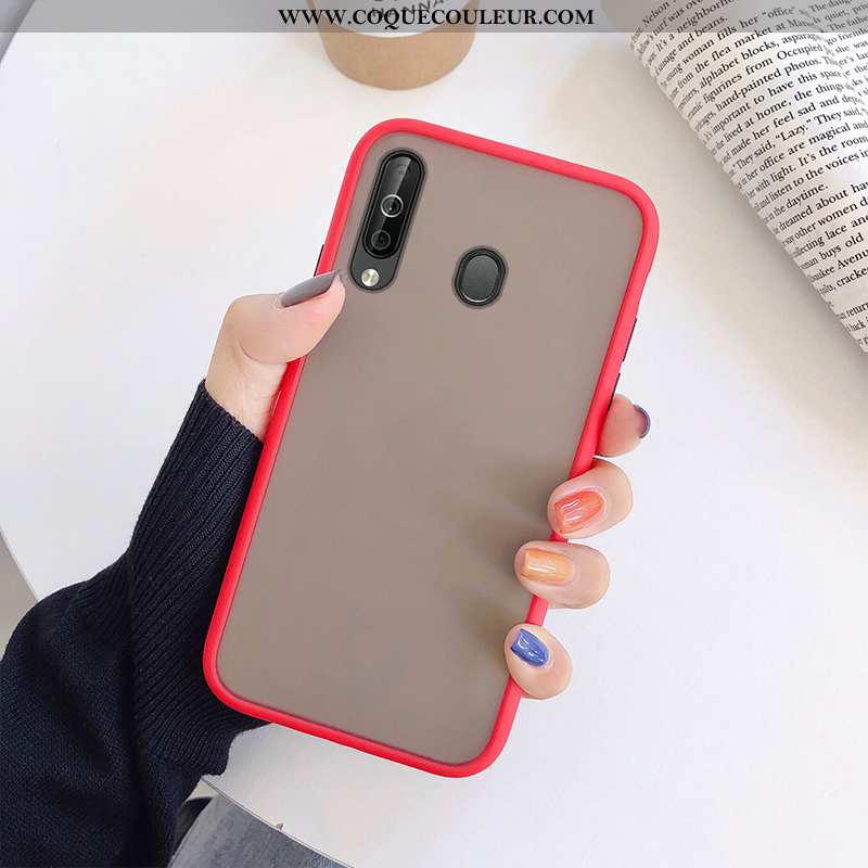 Coque Samsung Galaxy A40s Délavé En Daim Tout Compris, Housse Samsung Galaxy A40s Protection Télépho