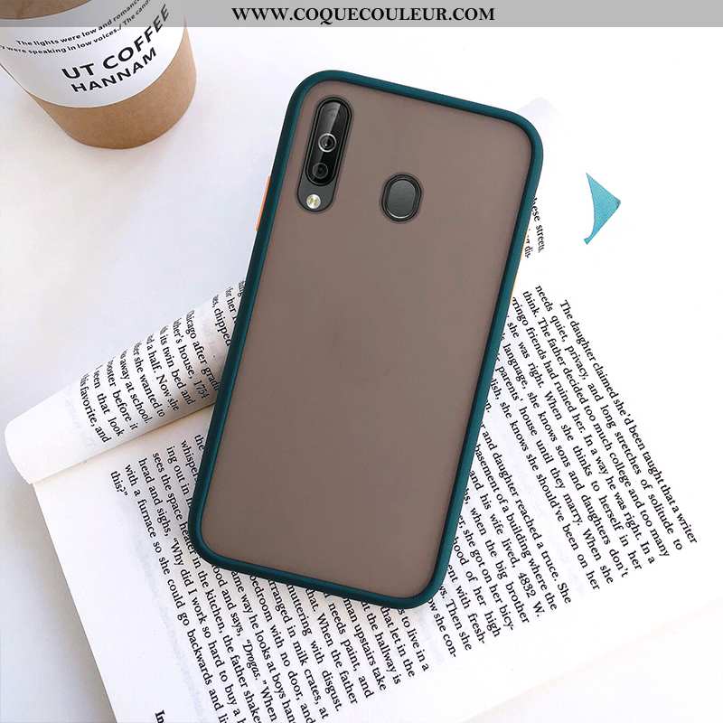 Coque Samsung Galaxy A40s Délavé En Daim Tout Compris, Housse Samsung Galaxy A40s Protection Télépho