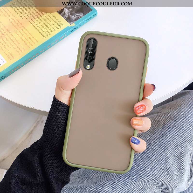 Coque Samsung Galaxy A40s Délavé En Daim Tout Compris, Housse Samsung Galaxy A40s Protection Télépho