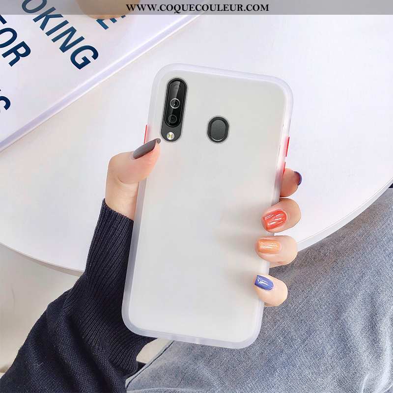 Coque Samsung Galaxy A40s Délavé En Daim Tout Compris, Housse Samsung Galaxy A40s Protection Télépho