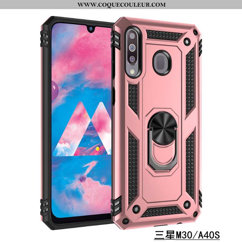 Étui Samsung Galaxy A40s Tendance Anneau Silicone, Coque Samsung Galaxy A40s Fluide Doux Nouveau Rou