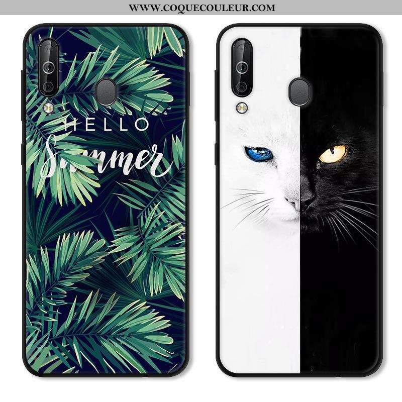 Étui Samsung Galaxy A40s Fluide Doux Étoile, Coque Samsung Galaxy A40s Protection Vert Verte