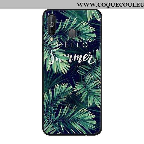 Étui Samsung Galaxy A40s Fluide Doux Étoile, Coque Samsung Galaxy A40s Protection Vert Verte