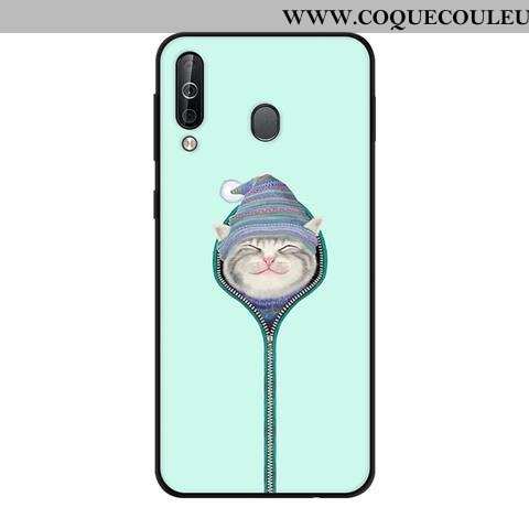 Étui Samsung Galaxy A40s Fluide Doux Étoile, Coque Samsung Galaxy A40s Protection Vert Verte