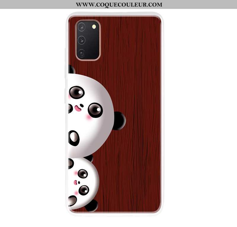 Étui Samsung Galaxy A41 En Bois Chat Vert, Coque Samsung Galaxy A41 Modèle Fleurie Verte