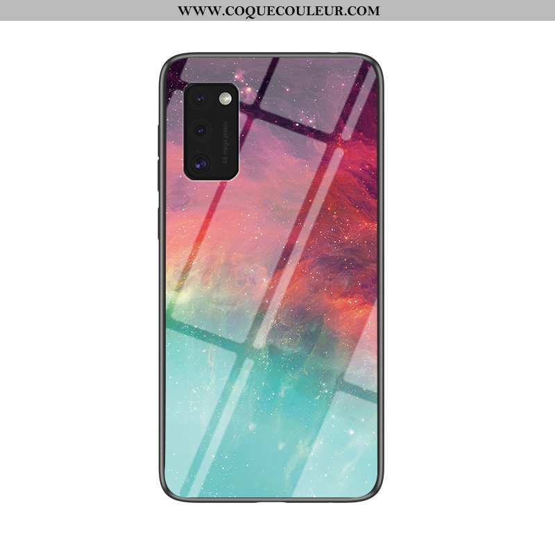 Coque Samsung Galaxy A41 Tendance Nouveau Incassable, Housse Samsung Galaxy A41 Silicone Tout Compri