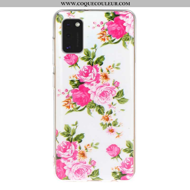 Housse Samsung Galaxy A41 Dessin Animé Coque Téléphone Portable, Étui Samsung Galaxy A41 Lumineuses 