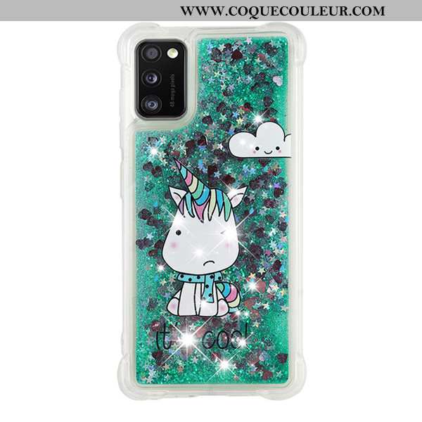 Étui Samsung Galaxy A41 Dessin Animé Or Incassable, Coque Samsung Galaxy A41 Étoile Ballon Doré