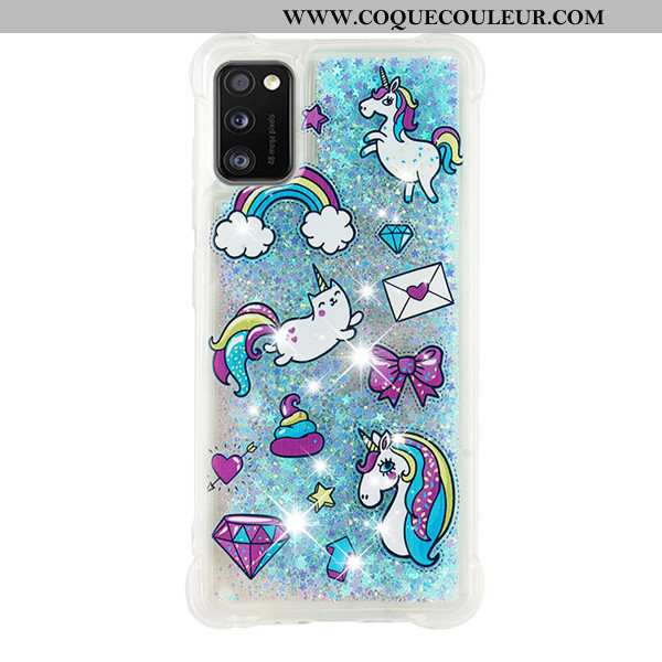 Étui Samsung Galaxy A41 Dessin Animé Or Incassable, Coque Samsung Galaxy A41 Étoile Ballon Doré