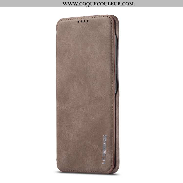 Étui Samsung Galaxy A41 Cuir Véritable Magnétisme Incassable, Coque Samsung Galaxy A41 Cuir Protecti