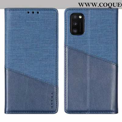 Coque Samsung Galaxy A41 Protection Téléphone Portable, Housse Samsung Galaxy A41 Bleu Marin Étui Bl