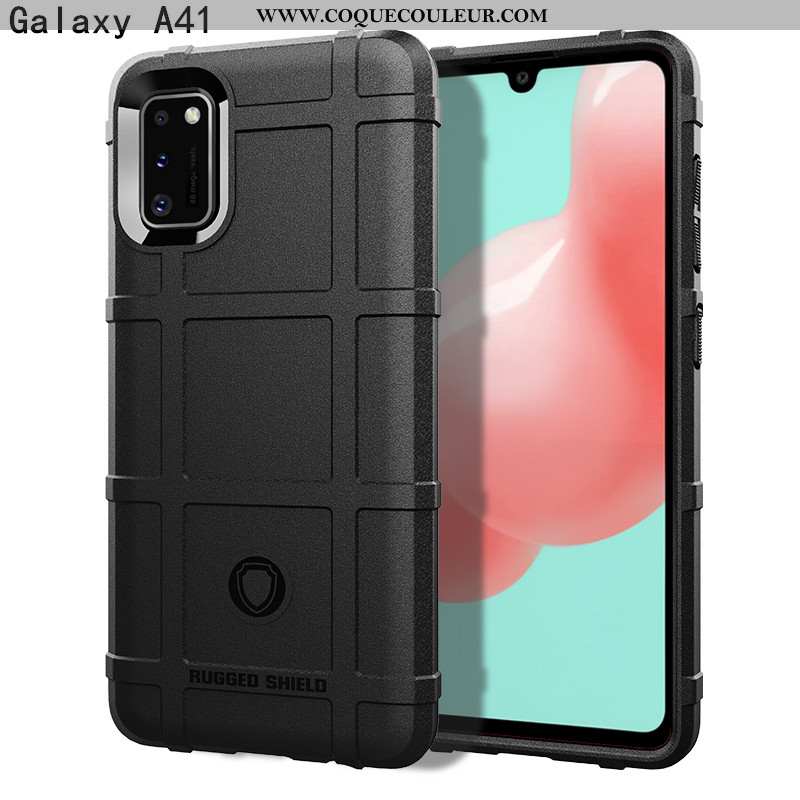 Housse Samsung Galaxy A41 Protection Vert Coque, Étui Samsung Galaxy A41 Luxe Tout Compris Verte