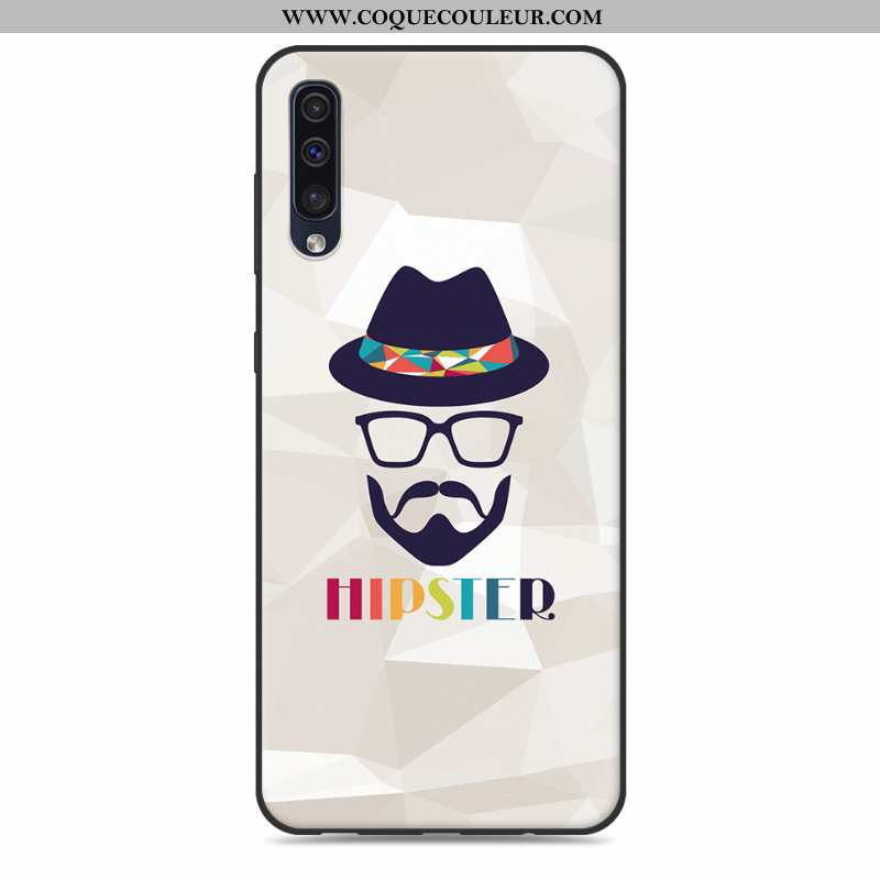 Coque Samsung Galaxy A50 Charmant Étui Dessin Animé, Housse Samsung Galaxy A50 Fluide Doux Étoile Gr