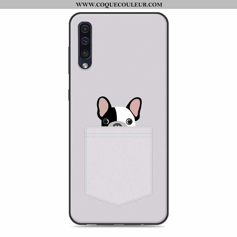 Coque Samsung Galaxy A50 Charmant Étui Dessin Animé, Housse Samsung Galaxy A50 Fluide Doux Étoile Gr