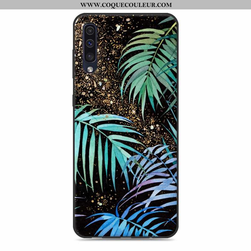 Coque Samsung Galaxy A50 Charmant Étui Dessin Animé, Housse Samsung Galaxy A50 Fluide Doux Étoile Gr