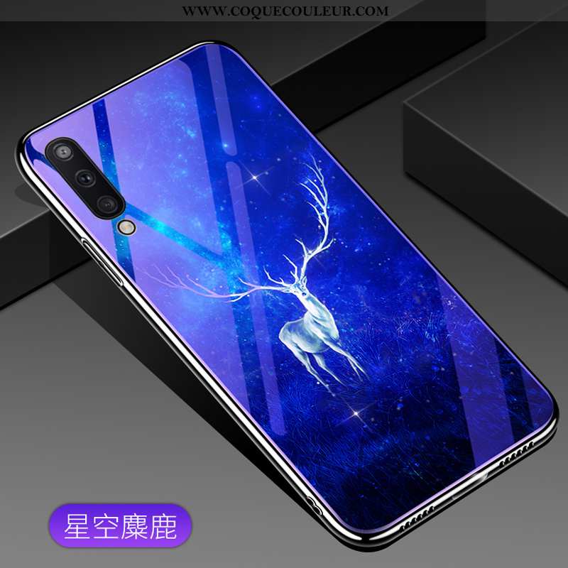 Housse Samsung Galaxy A50 Protection Fluide Doux Dessin Animé, Étui Samsung Galaxy A50 Verre Étoile 