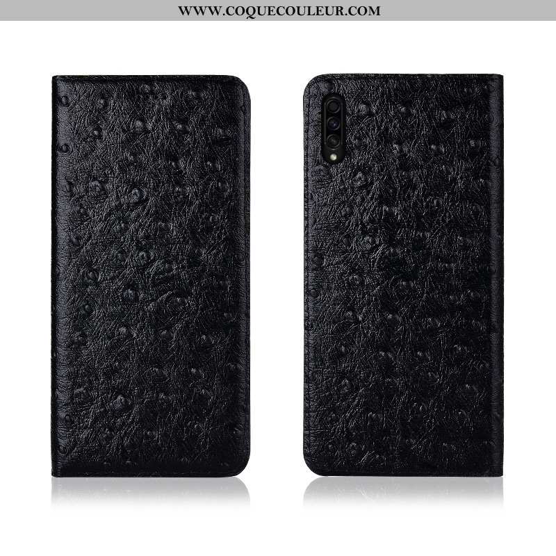 Coque Samsung Galaxy A50s Modèle Fleurie Marron Téléphone Portable, Housse Samsung Galaxy A50s Fluid