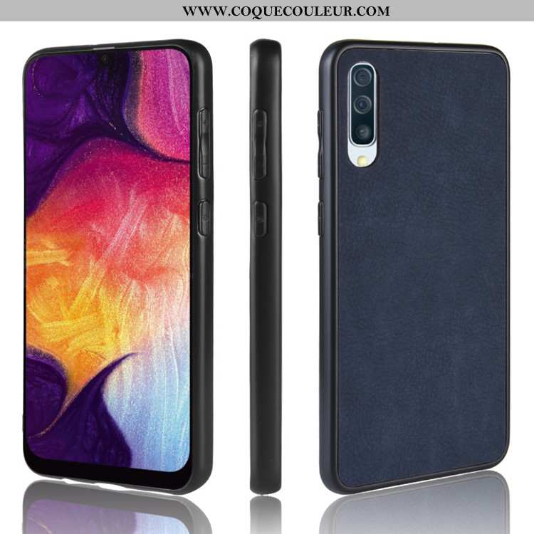 Coque Samsung Galaxy A50s Ultra Incassable Tout Compris, Housse Samsung Galaxy A50s Légère Étui Noir