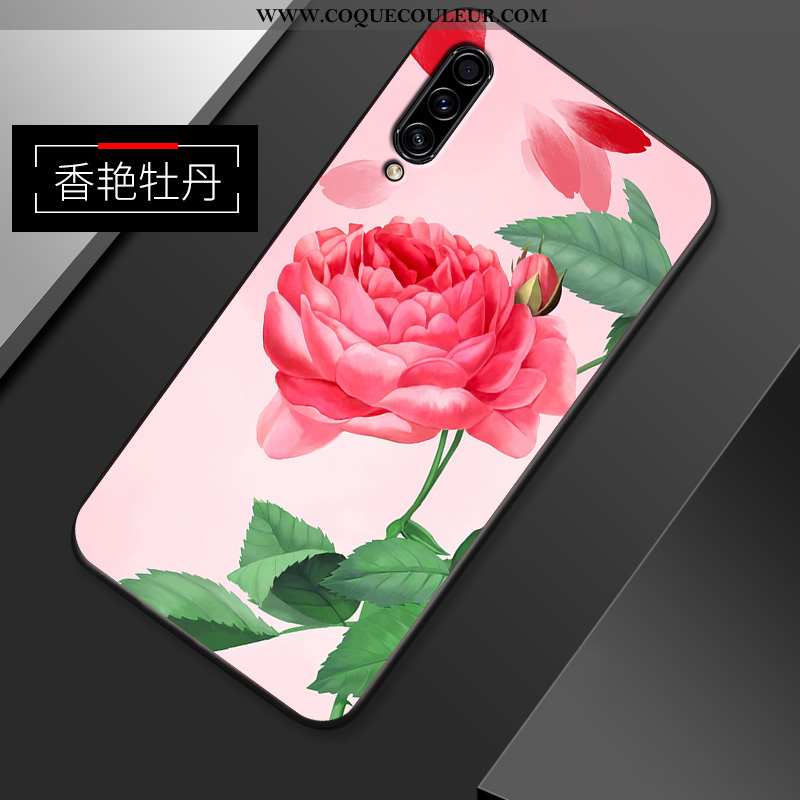 Étui Samsung Galaxy A50s Silicone Rose Téléphone Portable, Coque Samsung Galaxy A50s Protection Inca