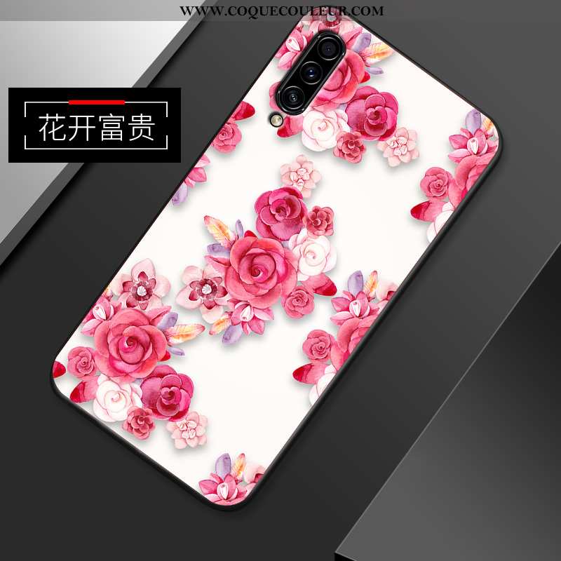 Étui Samsung Galaxy A50s Silicone Rose Téléphone Portable, Coque Samsung Galaxy A50s Protection Inca