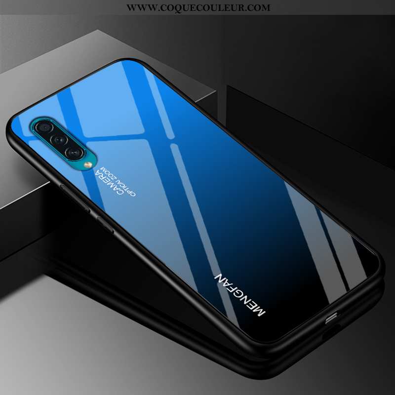 Coque Samsung Galaxy A50s Tendance Personnalisé Verre, Housse Samsung Galaxy A50s Protection Dégradé