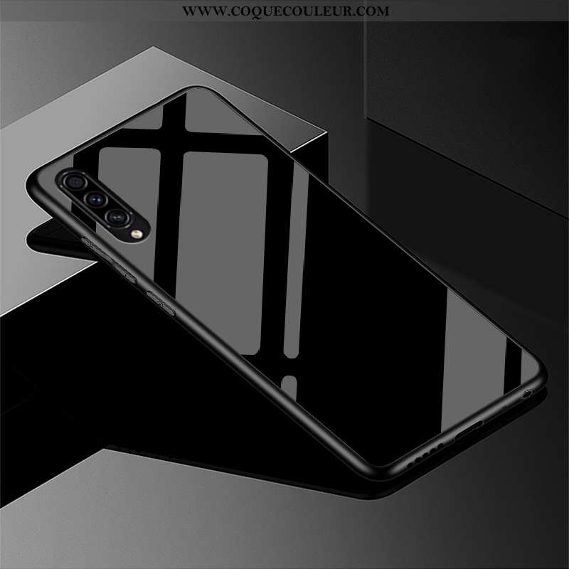 Housse Samsung Galaxy A50s Mode Noir Luxe, Étui Samsung Galaxy A50s Protection Étoile
