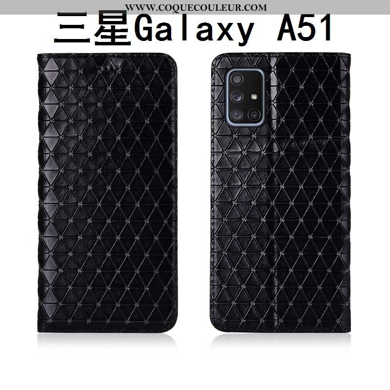 Coque Samsung Galaxy A51 Silicone Nouveau Délavé En Daim, Housse Samsung Galaxy A51 Protection Cuir 