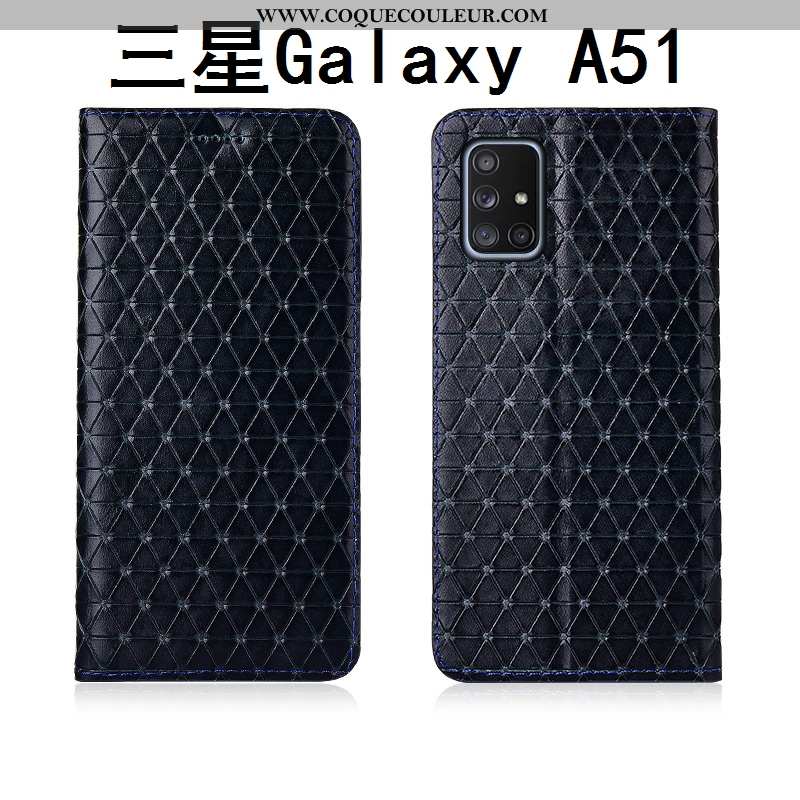 Coque Samsung Galaxy A51 Silicone Nouveau Délavé En Daim, Housse Samsung Galaxy A51 Protection Cuir 