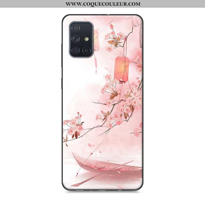 Coque Samsung Galaxy A51 Protection Étui Téléphone Portable, Housse Samsung Galaxy A51 Vintage Étoil