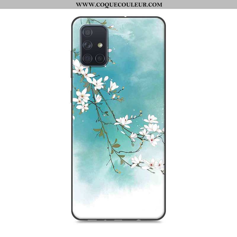 Coque Samsung Galaxy A51 Protection Étui Téléphone Portable, Housse Samsung Galaxy A51 Vintage Étoil