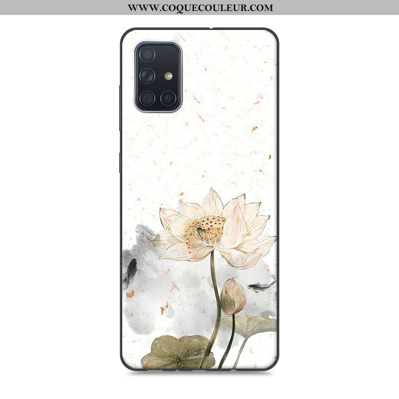 Coque Samsung Galaxy A51 Protection Étui Téléphone Portable, Housse Samsung Galaxy A51 Vintage Étoil