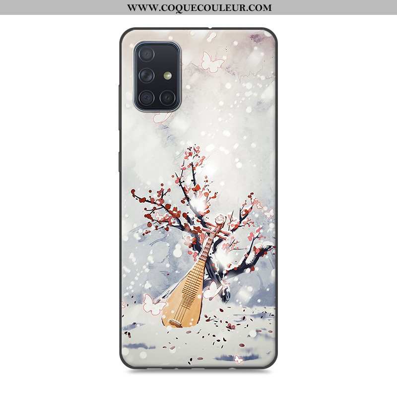 Coque Samsung Galaxy A51 Protection Étui Téléphone Portable, Housse Samsung Galaxy A51 Vintage Étoil