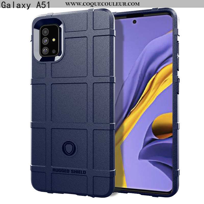 Coque Samsung Galaxy A51 Silicone Luxe Personnalité, Housse Samsung Galaxy A51 Protection Magnétisme