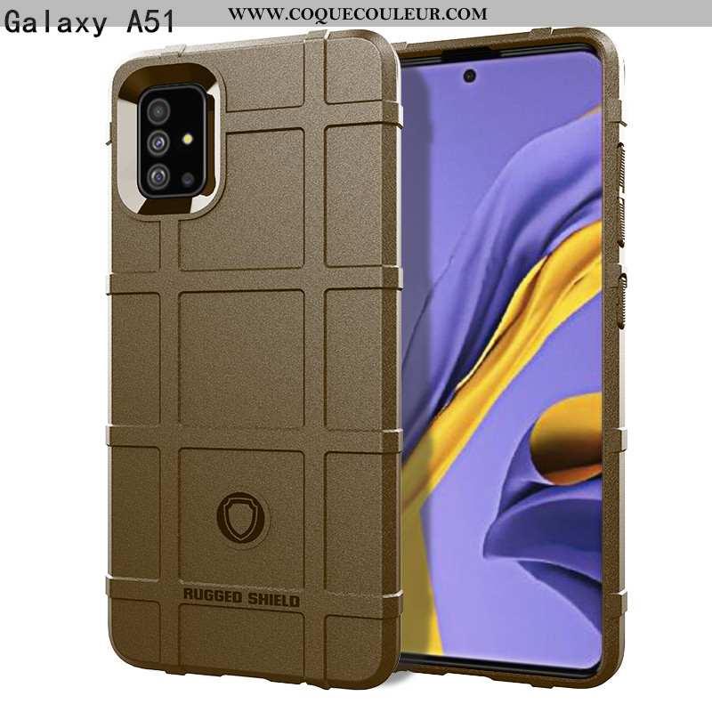 Coque Samsung Galaxy A51 Silicone Luxe Personnalité, Housse Samsung Galaxy A51 Protection Magnétisme