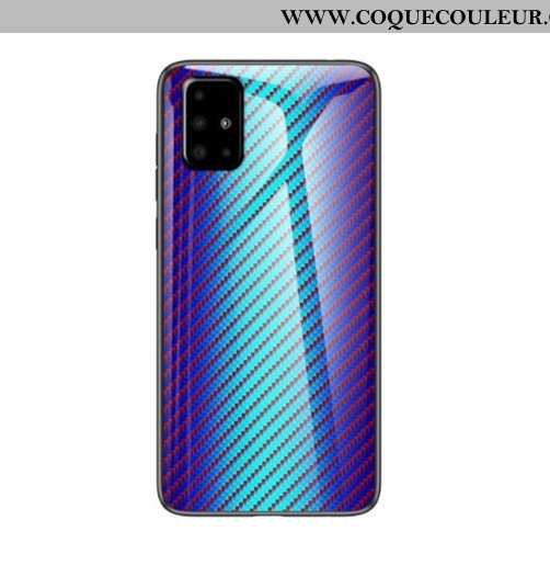 Housse Samsung Galaxy A51 Verre Tempérer Incassable, Étui Samsung Galaxy A51 Téléphone Portable Noir