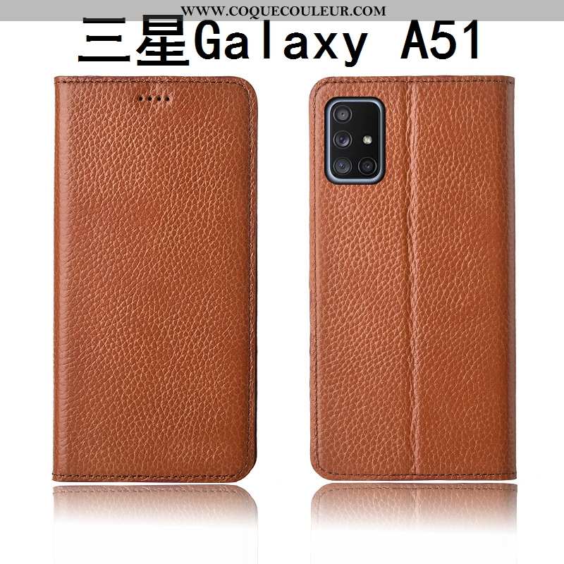 Étui Samsung Galaxy A51 Protection Étoile Coque, Coque Samsung Galaxy A51 Délavé En Daim Téléphone P