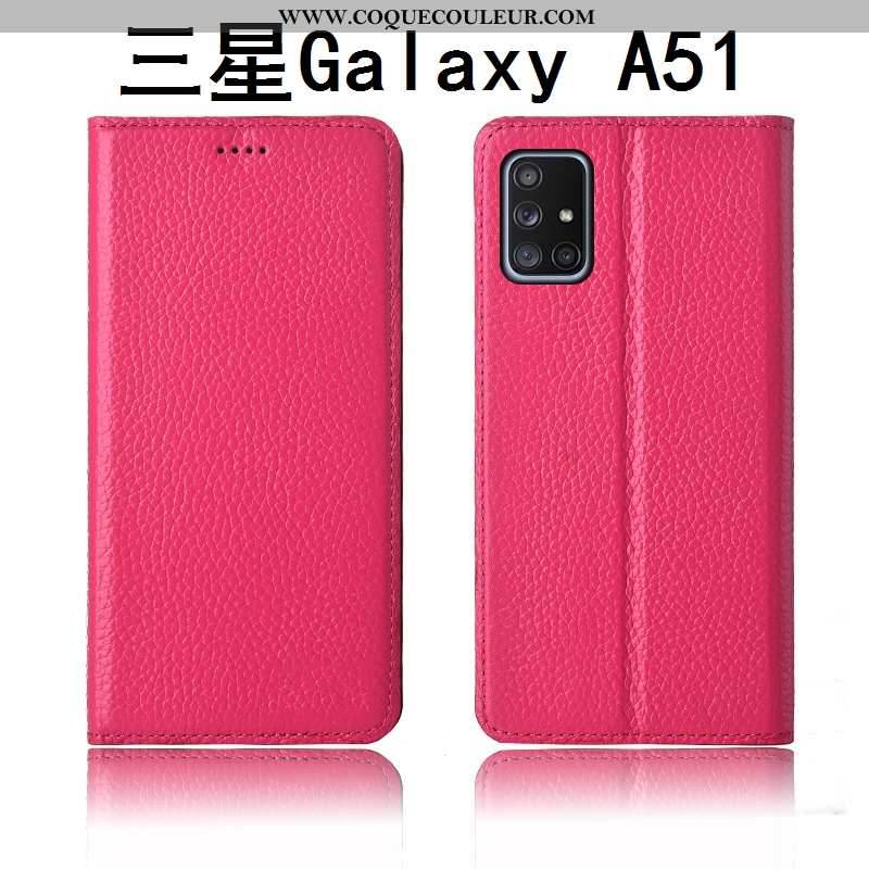Étui Samsung Galaxy A51 Protection Étoile Coque, Coque Samsung Galaxy A51 Délavé En Daim Téléphone P